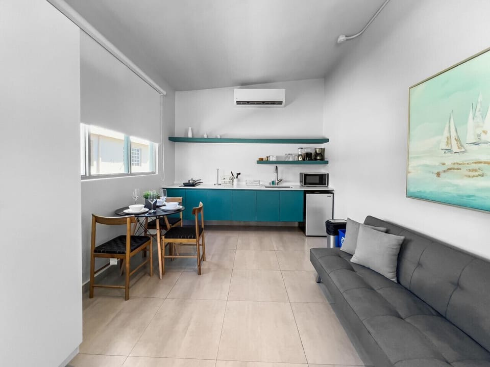 Experience a cozy well equipped kitchen that supports everything from quick snacks to full home cooked meals