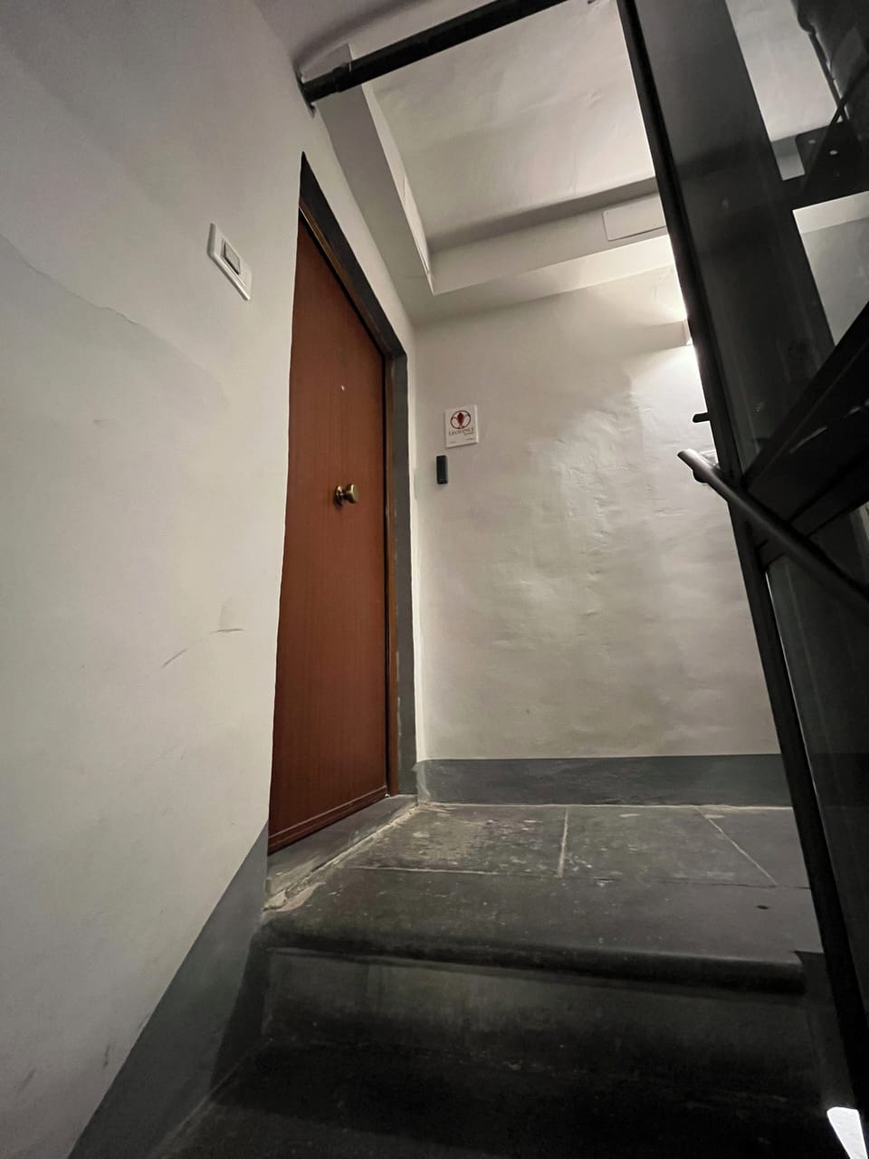 Interior entrance