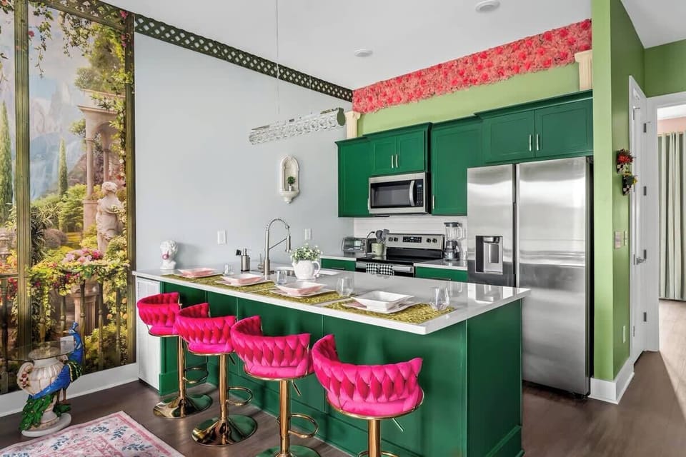 Fully stocked kitchen for all your dining needs
