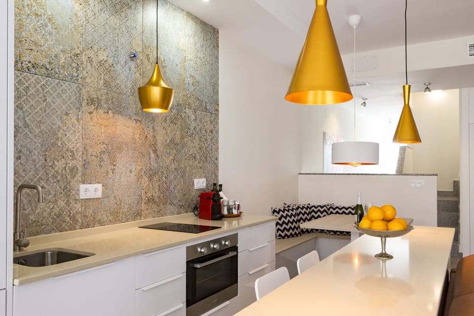 Comfort Apartment, City View | Private kitchen | Full-size fridge, stovetop, dishwasher, espresso maker
