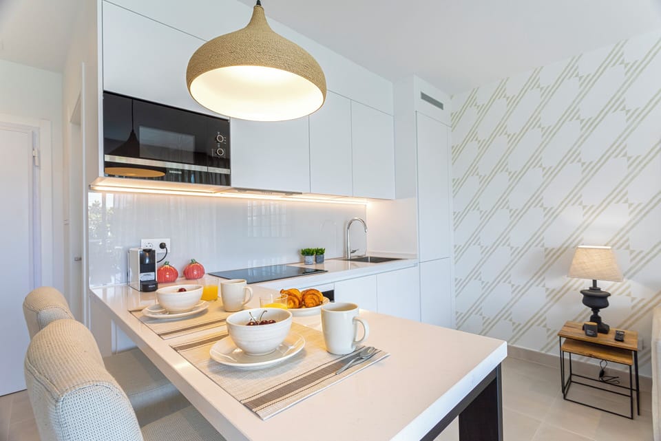 Apartment (2 Bedrooms) | Private kitchen | Fridge, microwave, oven, dishwasher
