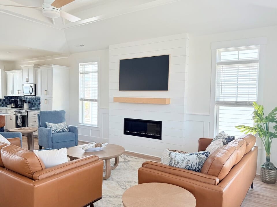 TV Fireplace view