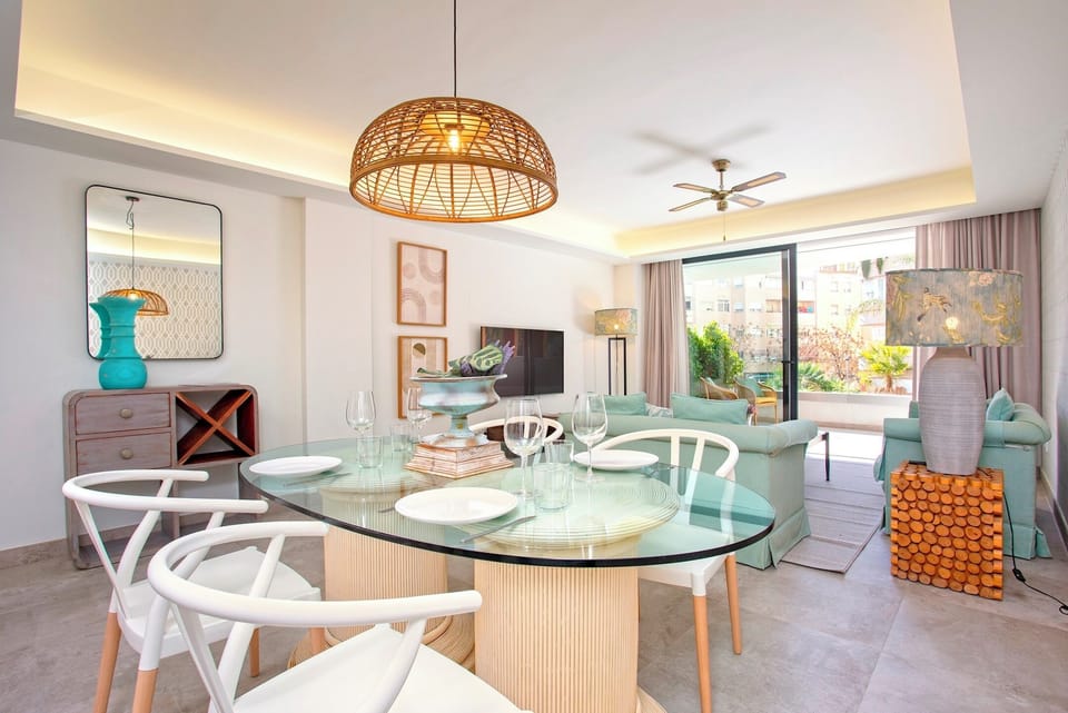Apartment (2 Bedrooms) | Living area | TV