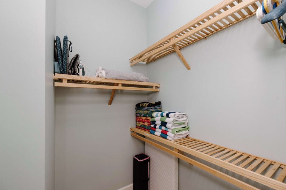 Primary closet