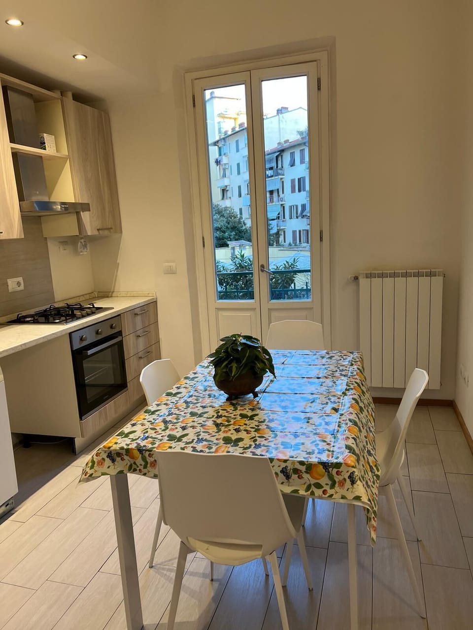 Comfort Apartment, City View | Private kitchen | Full-size fridge, dishwasher