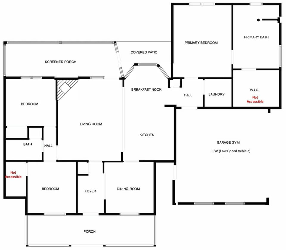Spacious, open layout with room for everyone to relax and recharge- see how everything flows in this easy floor plan.