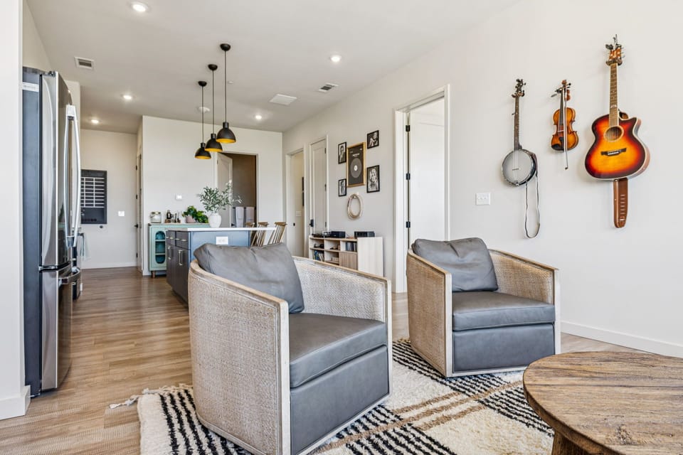 Luxury Condo, Balcony, City View | Living area | 65-inch Smart TV with digital channels, video-game console, DVD player