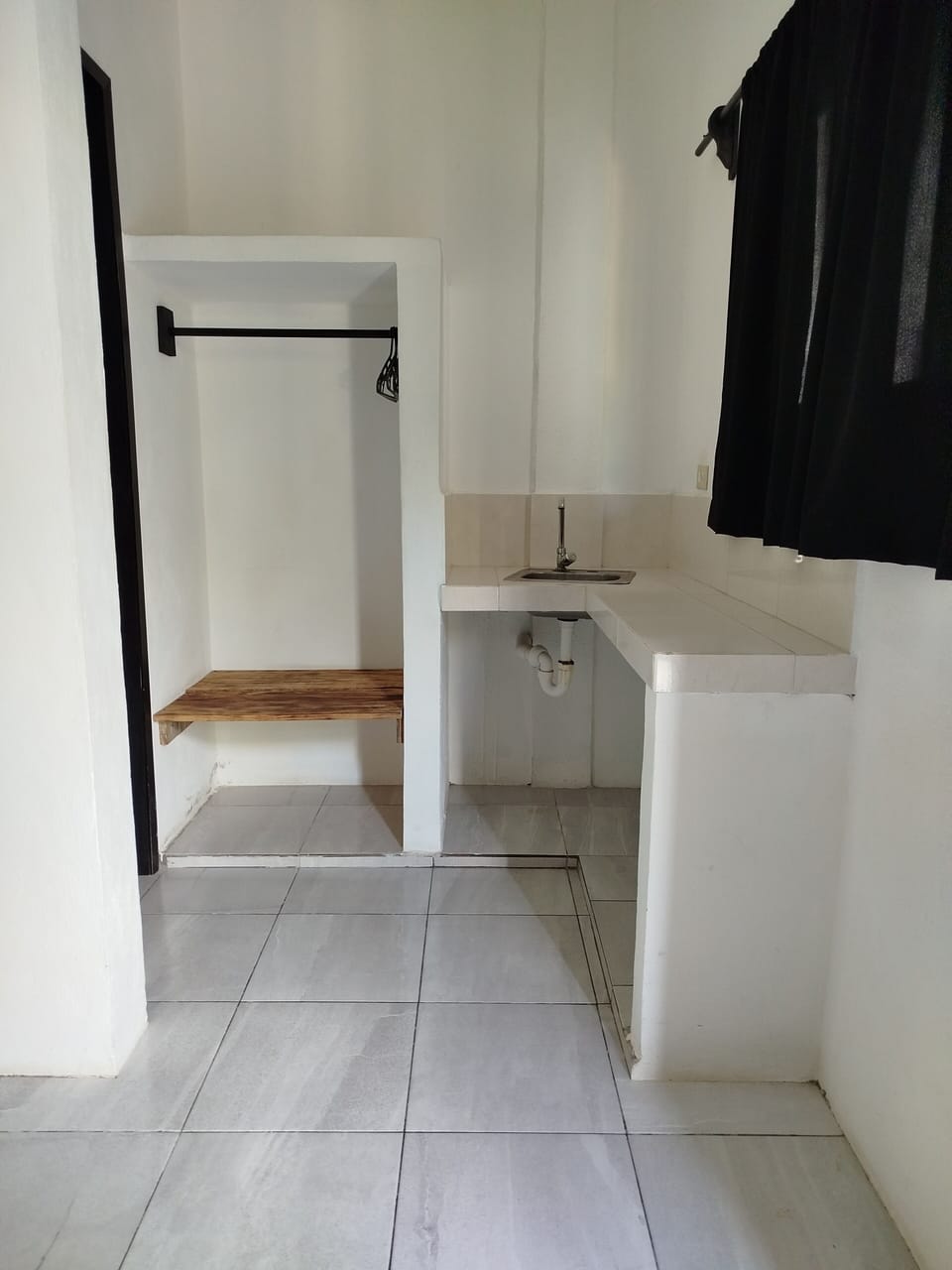 Standard Double Room, Patio | Private kitchen