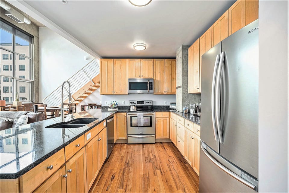 A generous kitchen with ample space, perfect for cooking, gathering, and making memories!