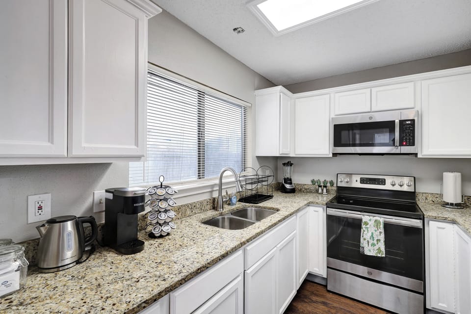 Enough space to prepare a delicious meal for your whole group.