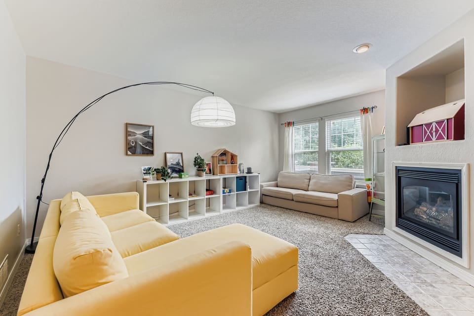 Living room, on main level of home. There is NO TV in this room. 
