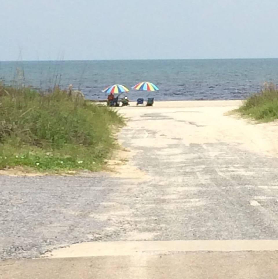 Beach Access across the street from RV Lot