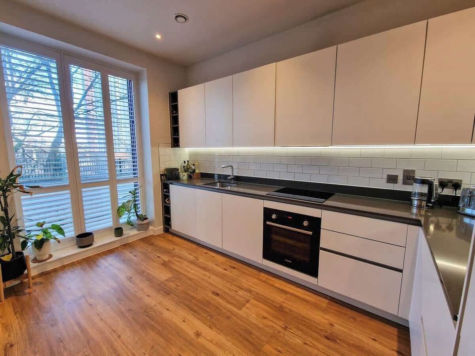 The kitchen is stocked with all the essentials so you can cook and eat on your own schedule