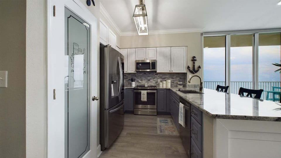 Full kitchen with all the cooking essentials