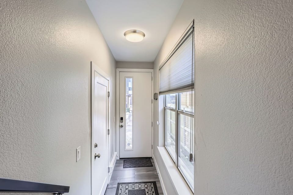 The front door opens to a small mudroom.