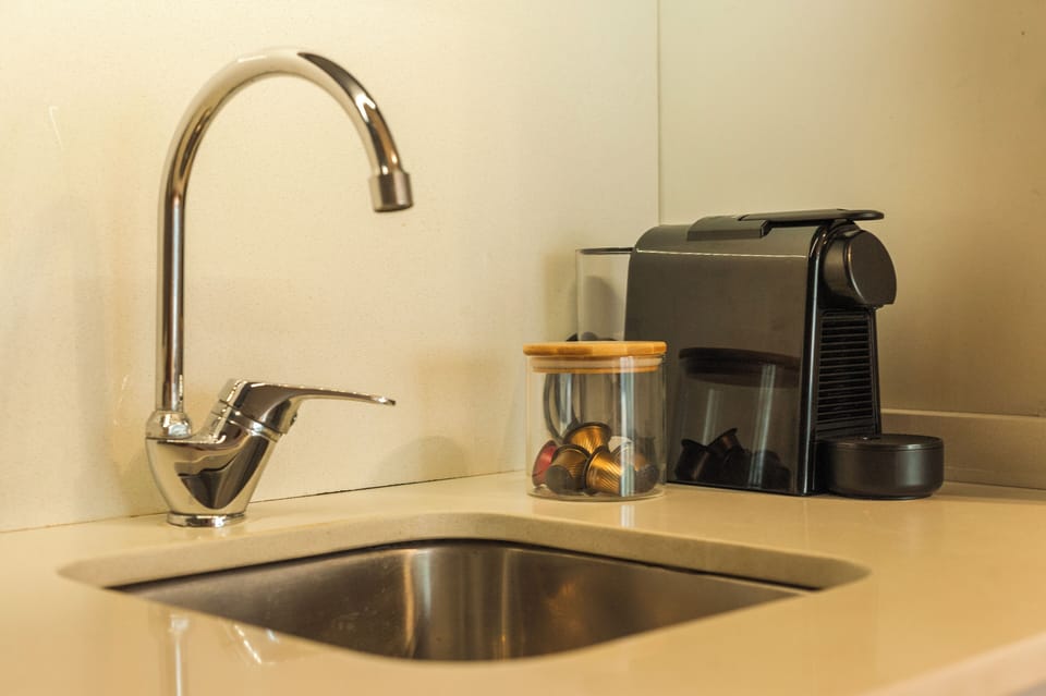 Studio | Private kitchen | Fridge, microwave, oven, stovetop