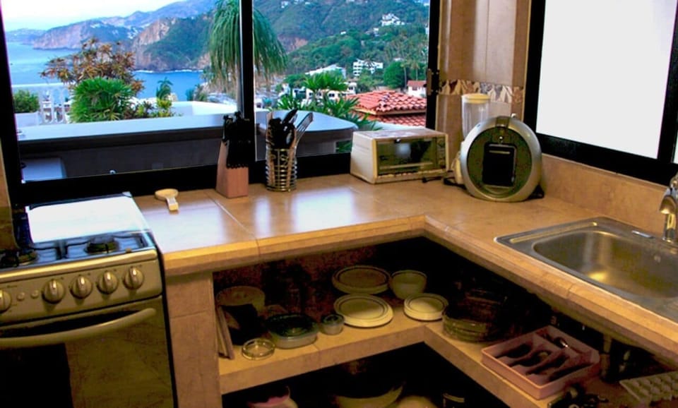 Fridge, microwave, rice cooker, blender