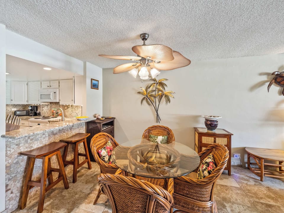 Dining table with seating for 4