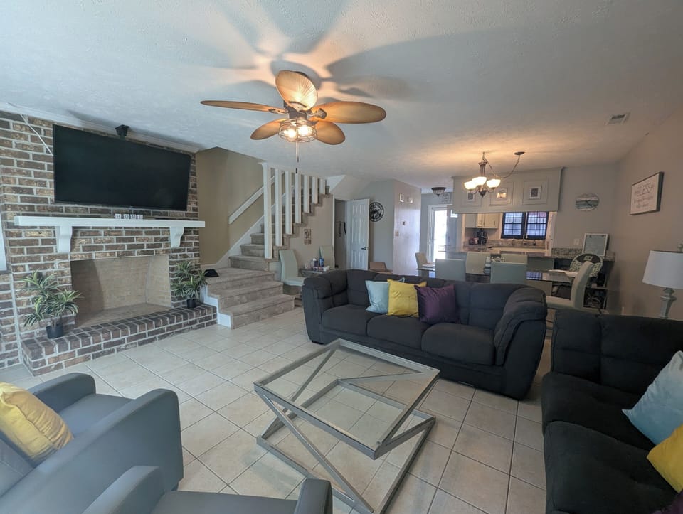 Relax and enjoy your shows with a 55" TV