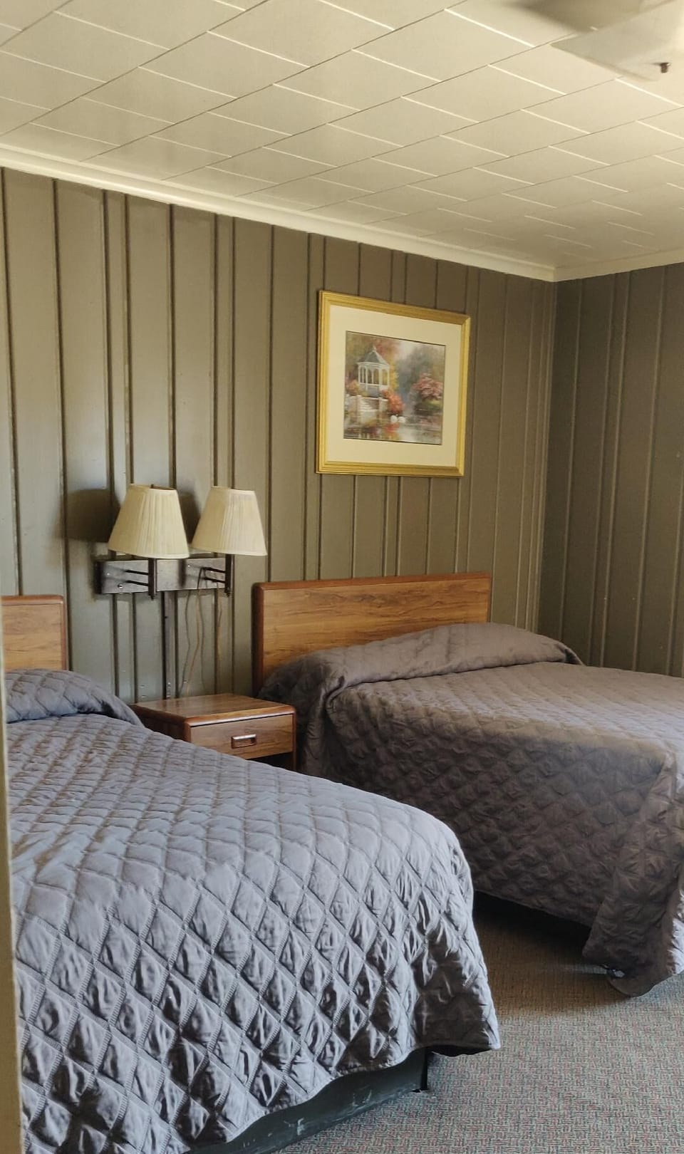 Standard Double Room, 2 Double Beds | Desk, free WiFi, bed sheets