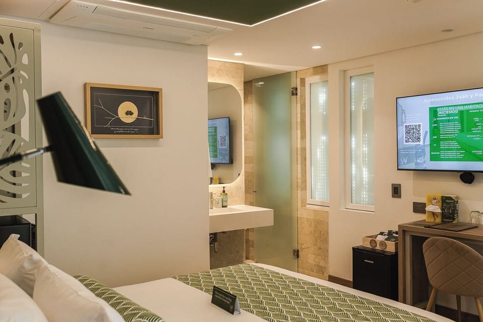 Superior Double Room | Minibar, in-room safe, desk, laptop workspace