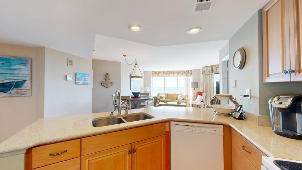 Kitchen with Views of the Atlantic Ocean