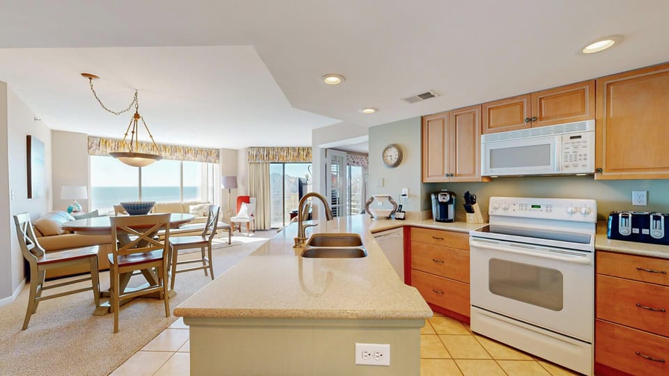 Kitchen with Views of the Atlantic Ocean