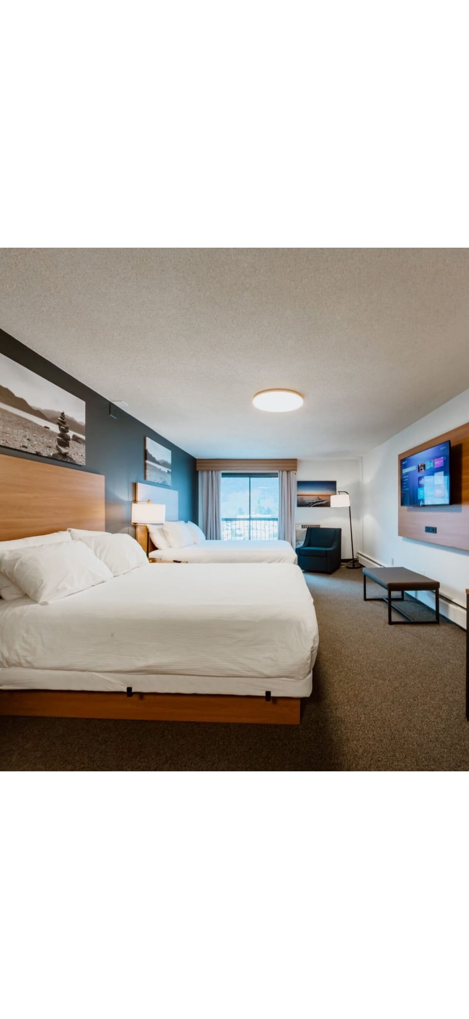 Deluxe Room, 2 Queen Beds | In-room safe, desk, blackout drapes, soundproofing
