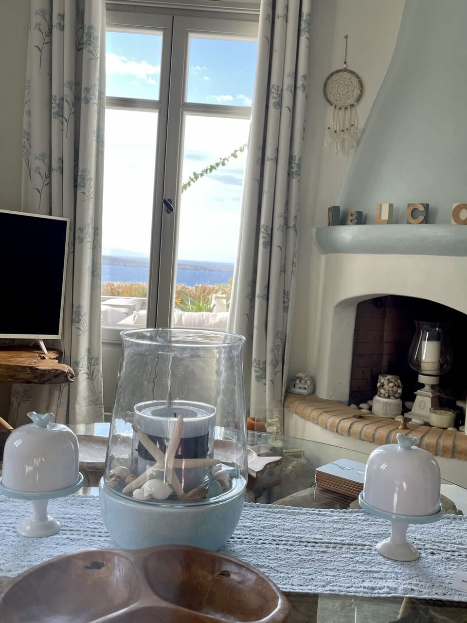 Ocean view from living room