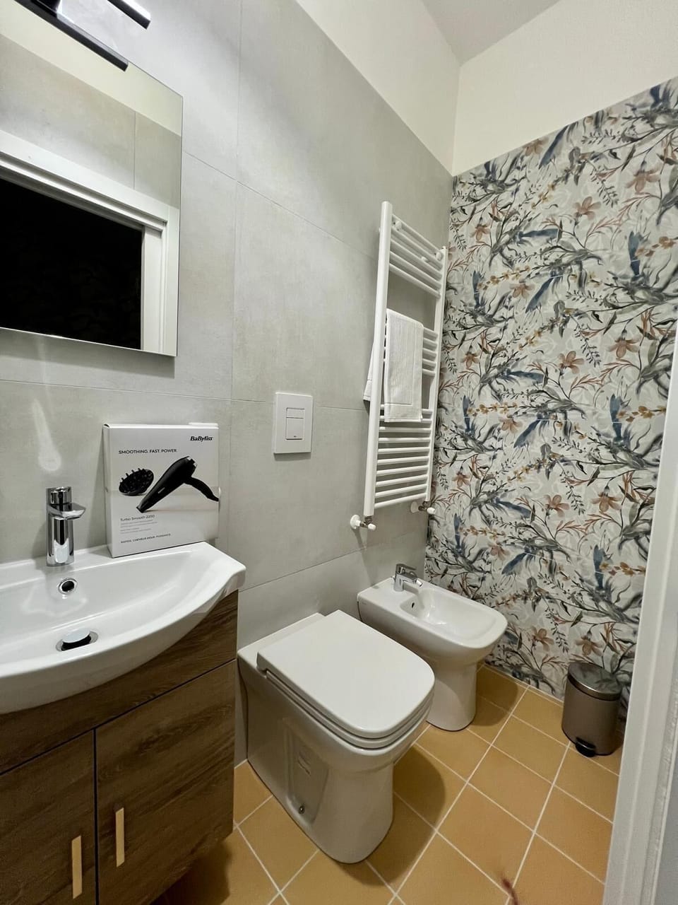 Family Apartment, 1 Double Bed with Sofa bed, Refrigerator & Microwave, Mountain View | Bathroom | Hair dryer, bidet, soap, shampoo