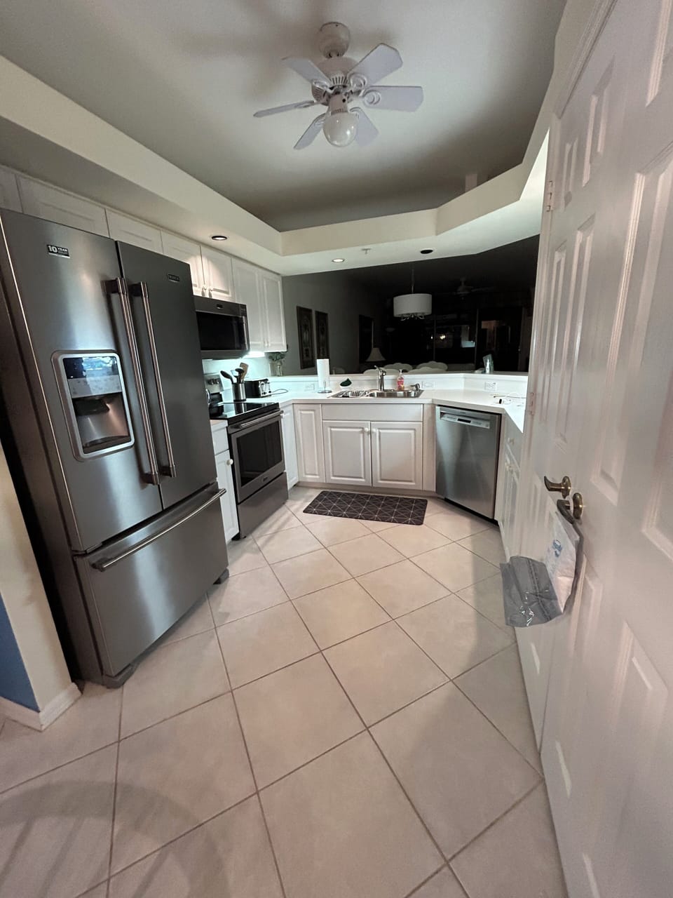 Kitchen with large pantry
