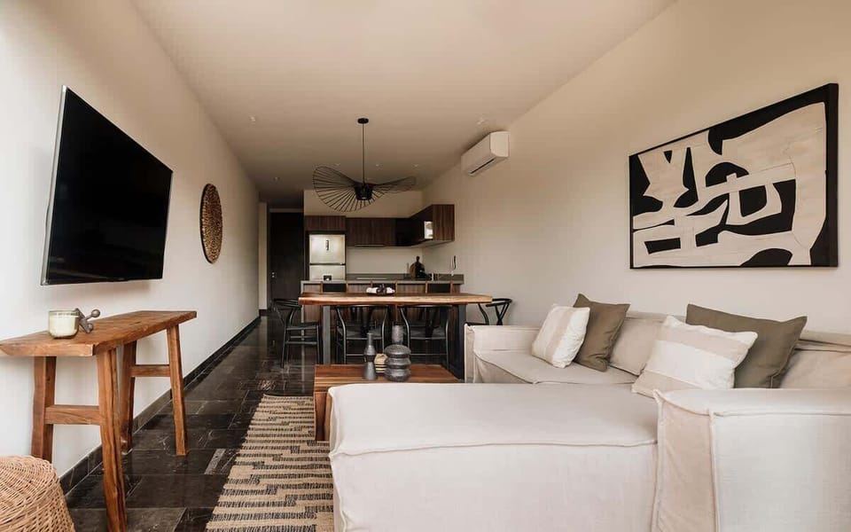 spacious living room