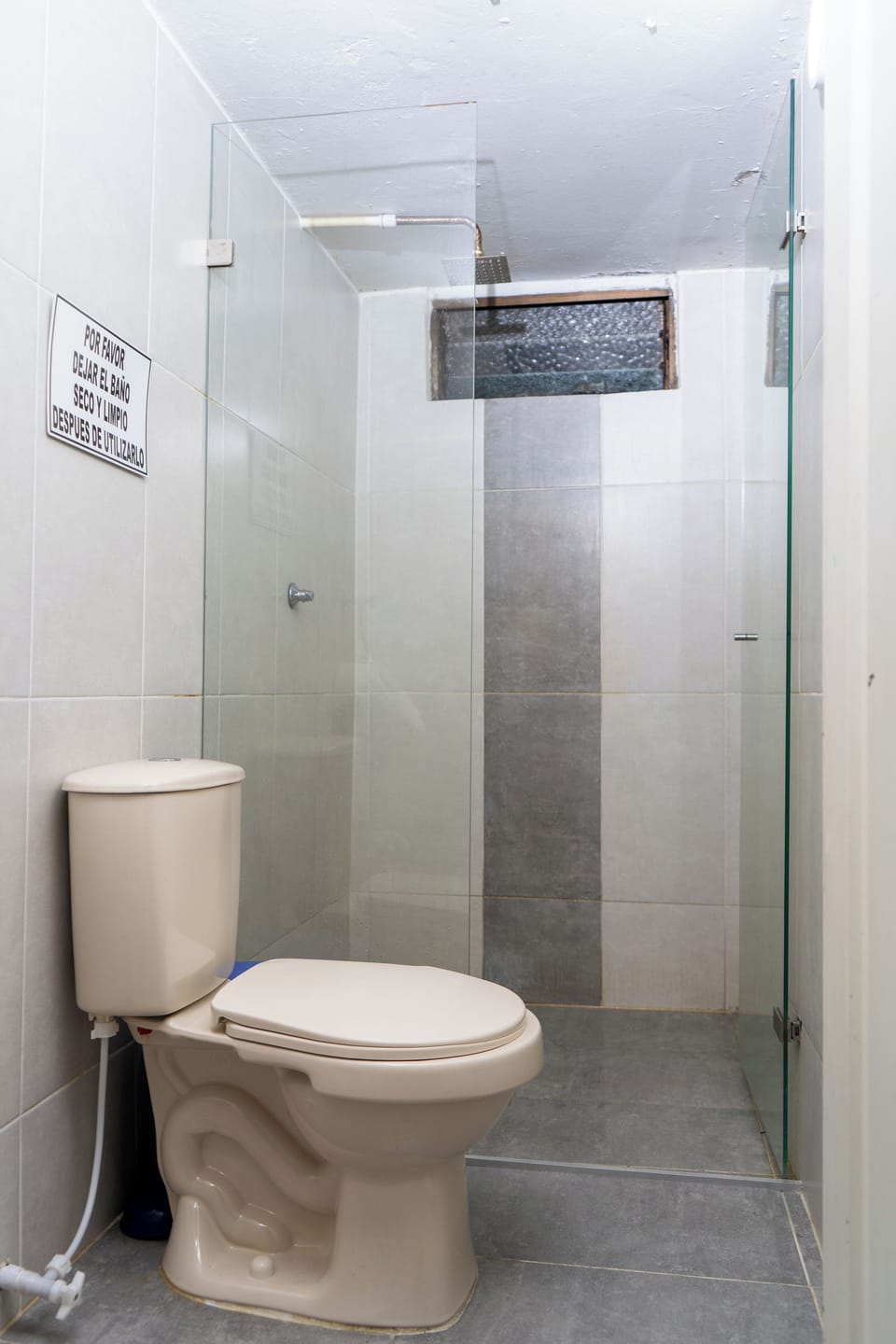 Hair dryer, towels, toilet paper