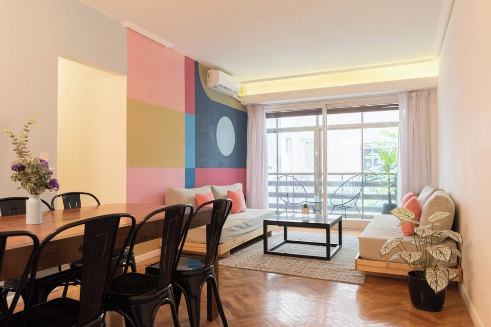 Apartment, 4 Bedrooms | Living area