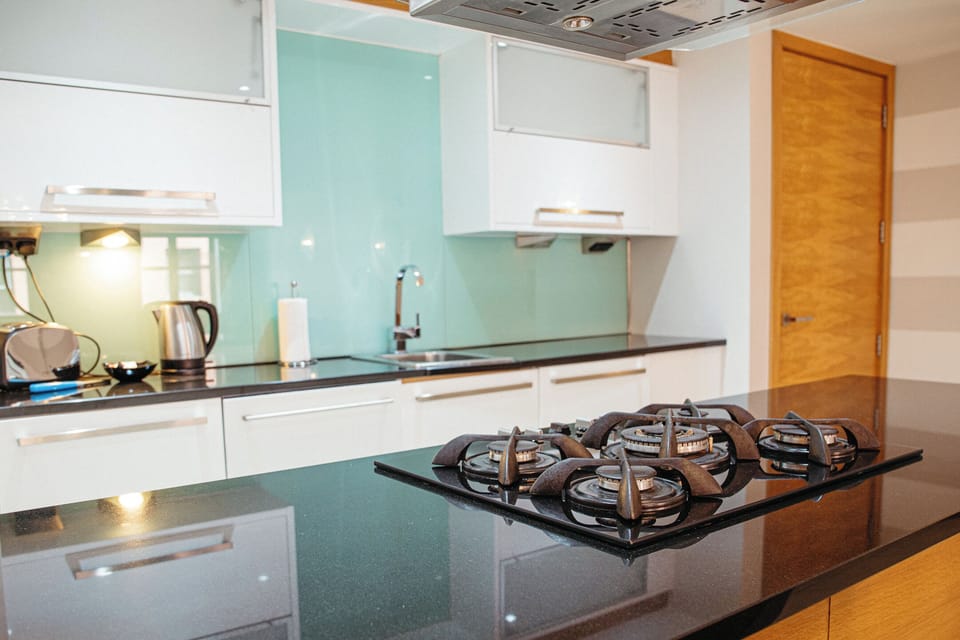 Apartment, 1 Bedroom | Private kitchen | Full-size fridge, microwave, oven, stovetop