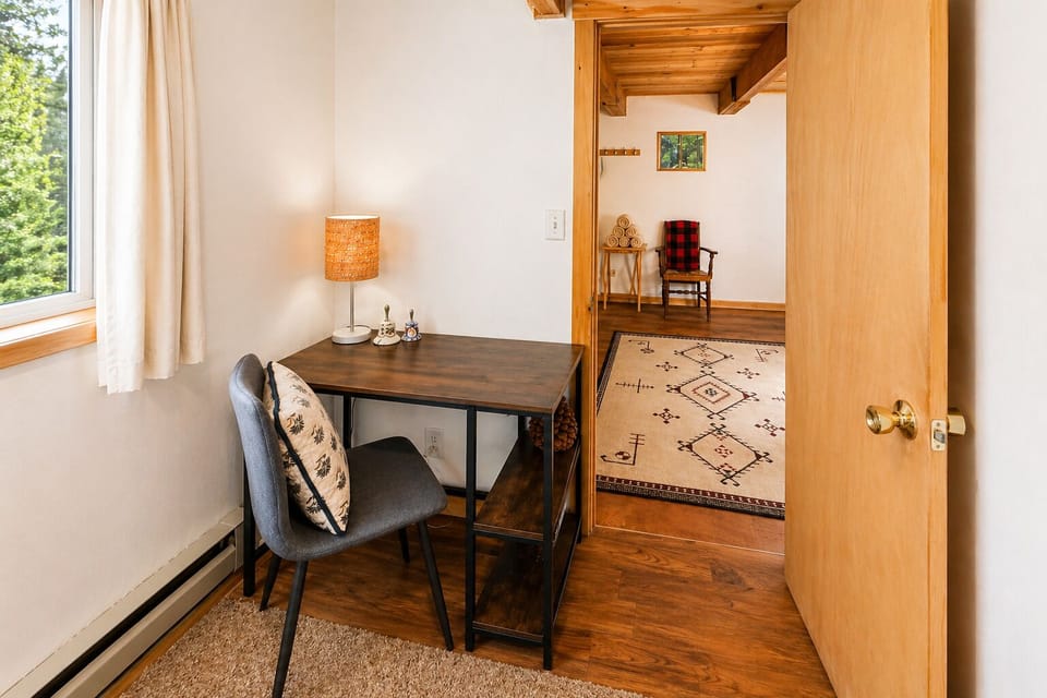 Small Desk and Chair if work or school calls.