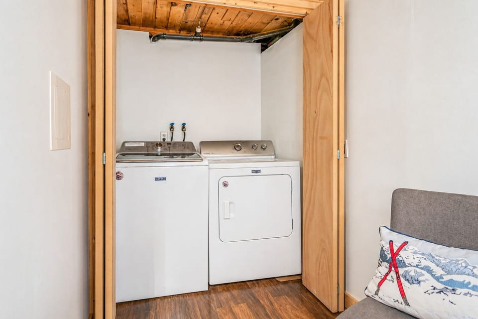Washer and Dryer available for guest use.