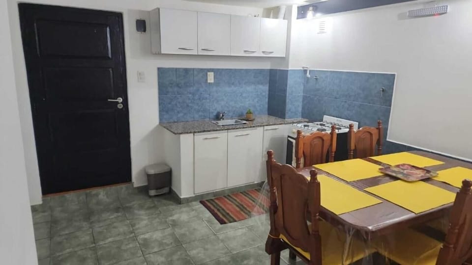 Luxury Apartment, Patio | Private kitchen | Full-size fridge, oven