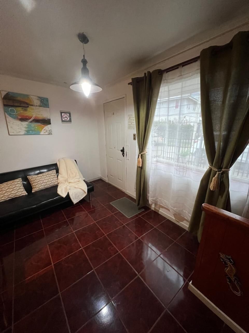 Apartment, Patio | Living area | Flat-screen TV, fireplace