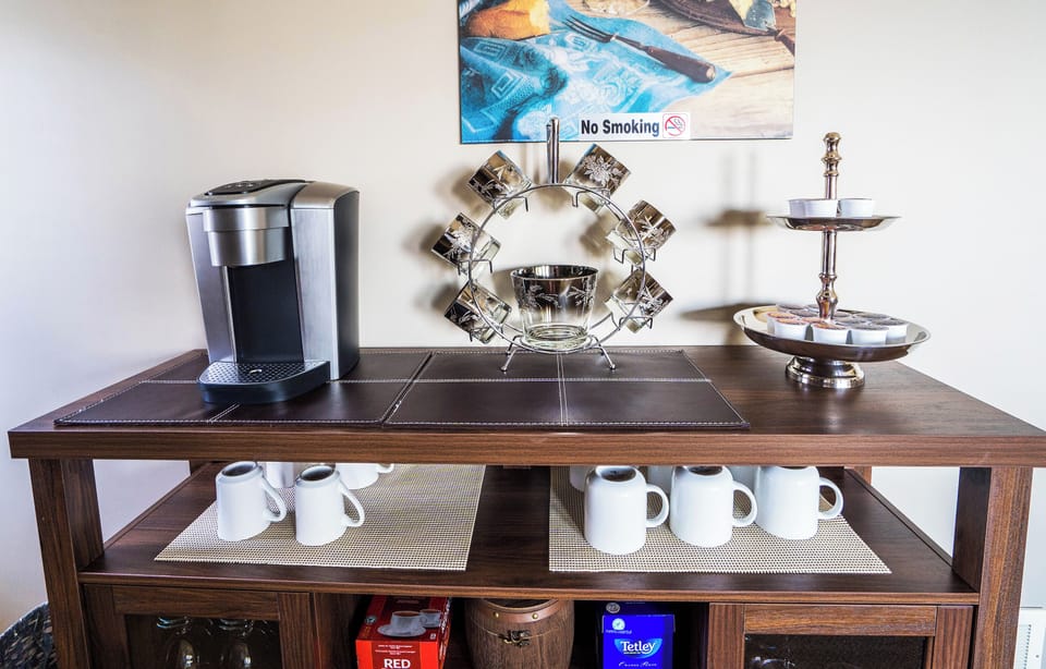 Coffee, tea and water for your choice