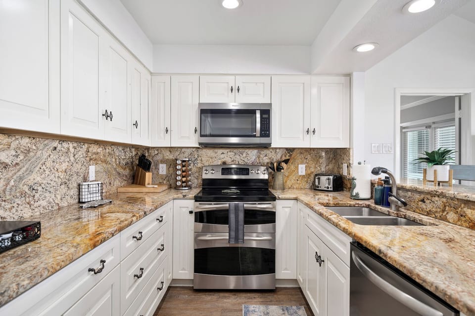 Well-stocked kitchen