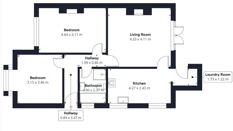 House | 2 bedrooms