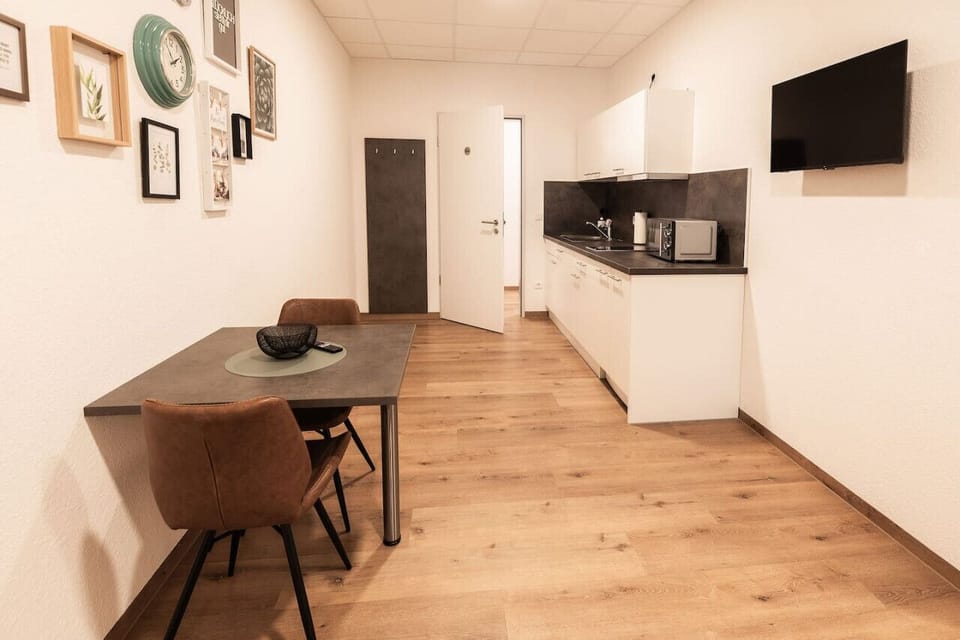 Wohnzimmer mit Küche