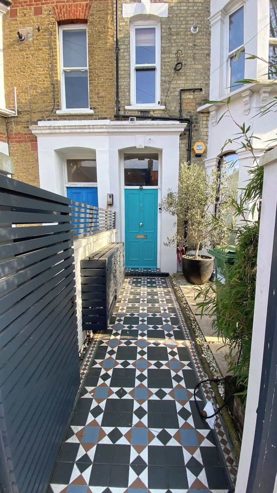 The Studio is at the front of this classic Victorian house in Shepherds Bush