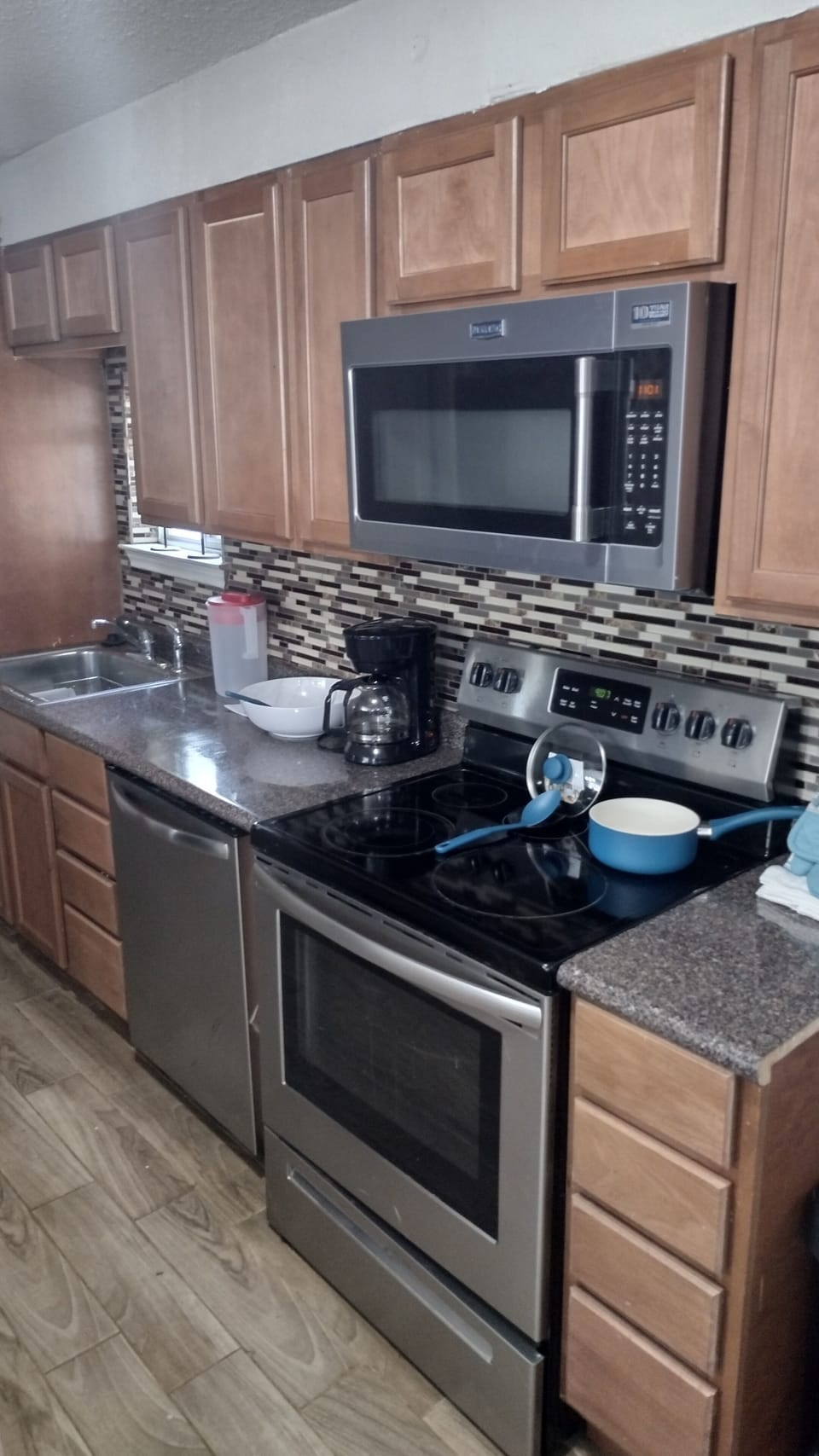modern kitchen with everything 