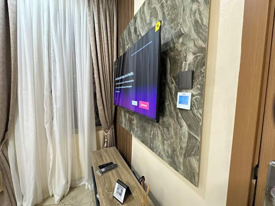 Family Apartment, Balcony, City View | 2 bedrooms, desk, laptop workspace, blackout drapes
