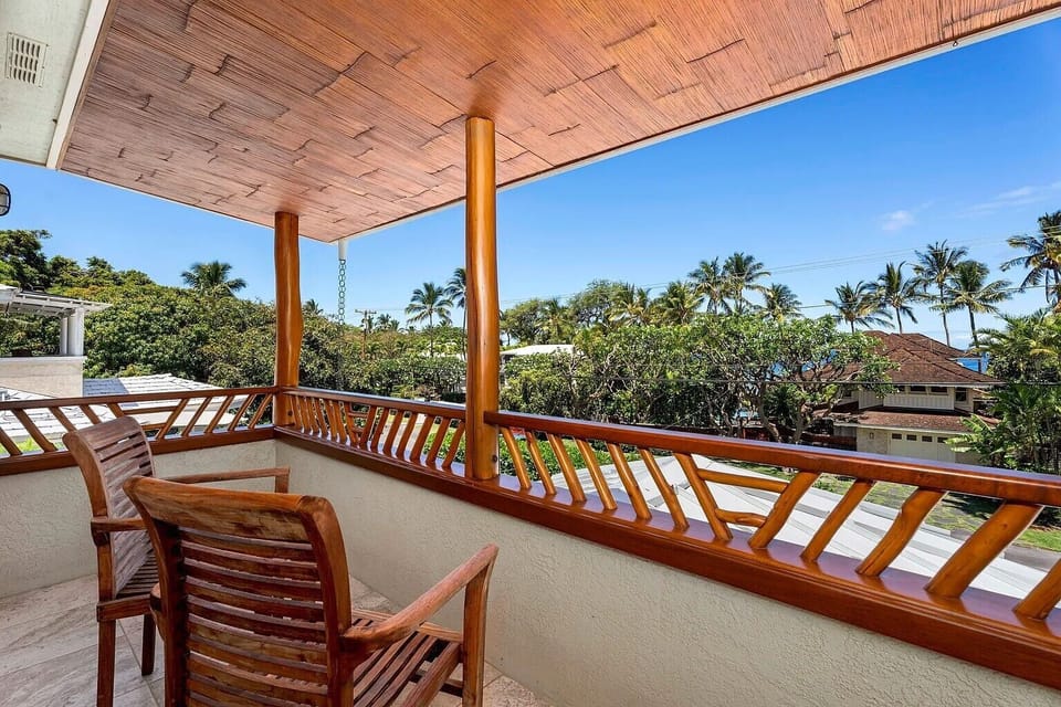 3rd  Story private Lanai for the 3rd Story Master Suite