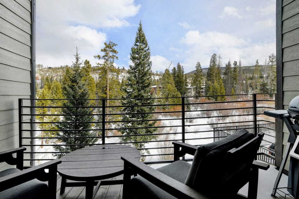Private Deck Looking over Open Space