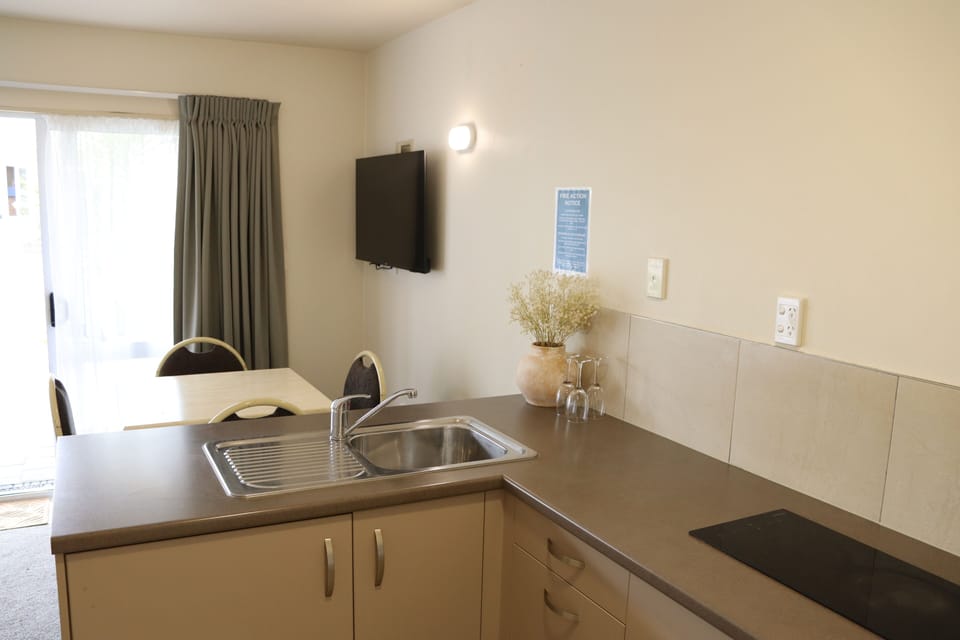 Standard Apartment, 1 King Bed with Sofa bed, Roll-in Shower | Private kitchen | Mini-fridge, microwave, toaster