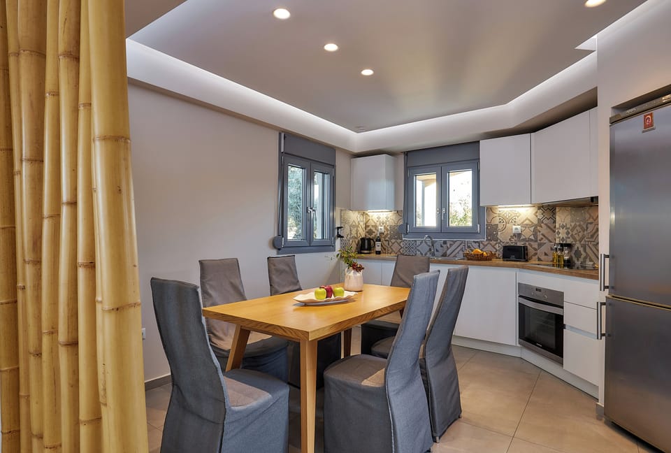Villa, 2 Bedrooms, Private Pool | Private kitchen | Full-size fridge, oven, stovetop, coffee/tea maker